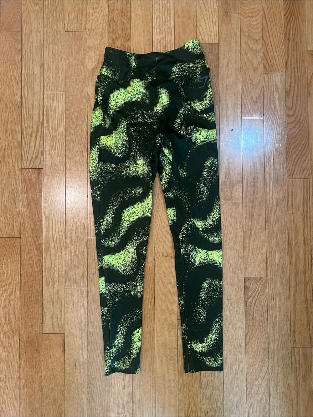 Gymshark Neon Lime & Black Leggings